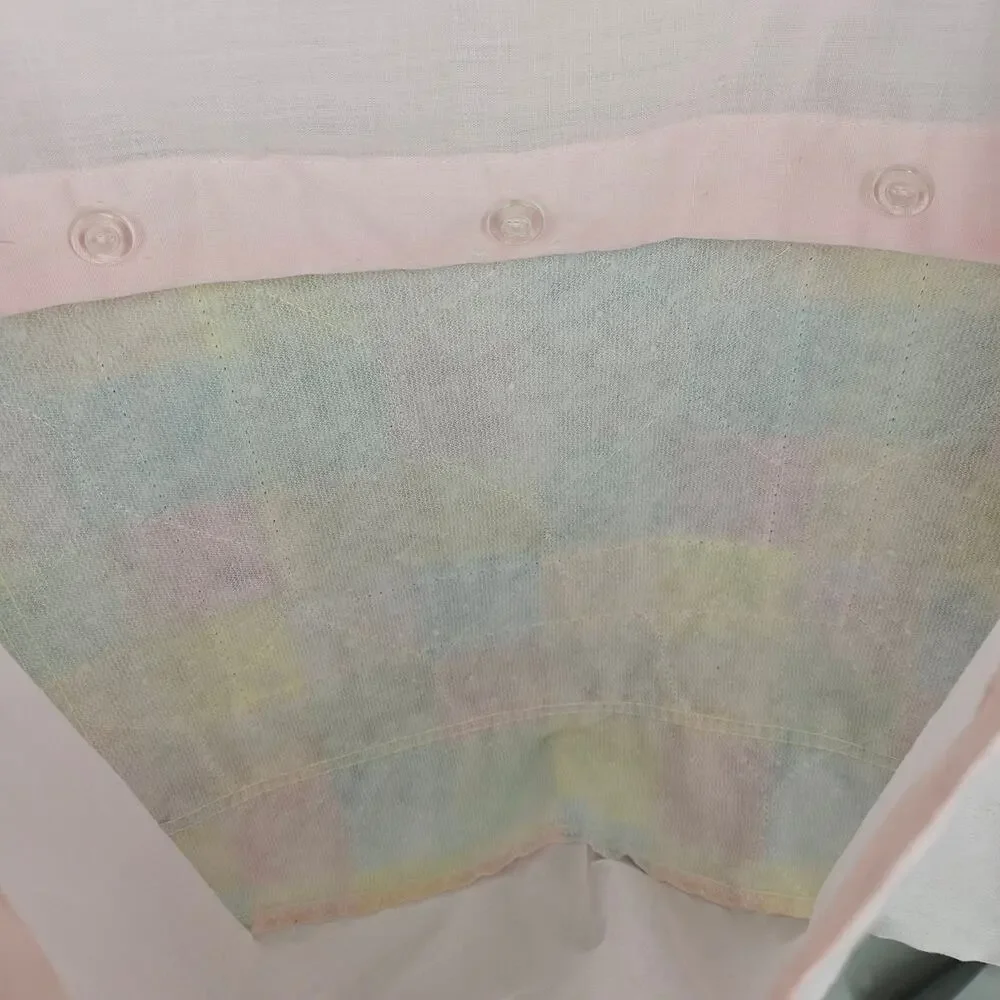 VINTAGE PASTEL PLAID SHAM PILLOWCASE – FITS 25